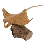 Статуэтка из дерева скат Animals of the World варинант исполнения - 1 | Loft Concept в Уфе