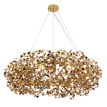 Люстра подвесная круглая с многочисленными металлическими круглыми элементами Terzani Argent варинант исполнения - 5 | Loft Concept в Уфе