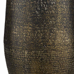 Торшер с фактурным массивным корпусом и тканевым цилиндрическим абажуром Textured Monolith варинант исполнения - 4 | Loft Concept в Уфе