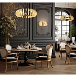 Люстра круглая с фактурными элементами в виде ракушек Inspired Sea варинант исполнения - 6 | Loft Concept в Уфе