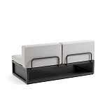 Садовый диван на каркасе из алюминия Petro варинант исполнения - 2 | Loft Concept в Уфе