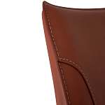 Стул коричневый из искуственной кожи на 4-х ножках Enigma Brown варинант исполнения - 4 | Loft Concept в Уфе