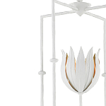 Подвесной светильник белый c абажуром в виде цветка тюльпана White Tulips варинант исполнения - 1 | Loft Concept в Уфе