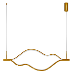 Подвесной светильник волнообразный изогнутый цвета латунь 3000К Spiral Lighting варинант исполнения - 3 | Loft Concept в Уфе