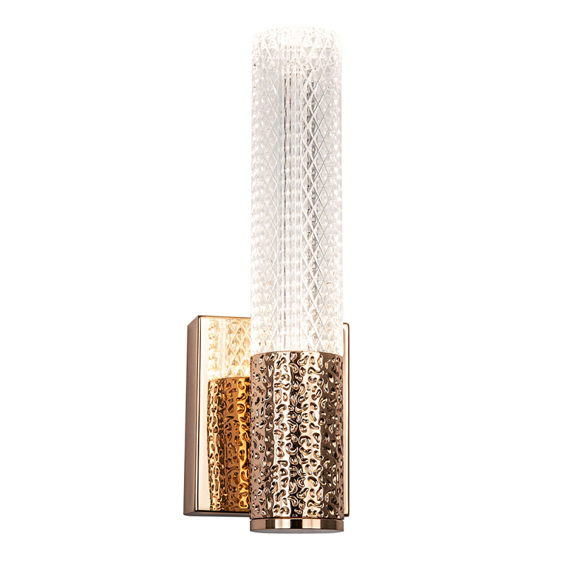 Бра Dew Drops Tube Gold Wall Lamp Прозрачный Золотой в Уфе | Loft Concept 