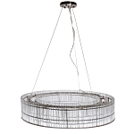 Подвесная люстра в форме круга Light Source Antique Nickel варинант исполнения - 1 | Loft Concept в Уфе