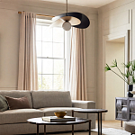 Люстра круглая с 2-мя металлическими абажурами Andromeda варинант исполнения - 6 | Loft Concept в Уфе