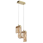 Подвесной светильник волнистой формы из фактурного стекла Wave варинант исполнения - 1 | Loft Concept в Уфе