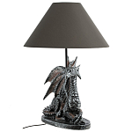 Настольная лампа с абажуром Дракон Silver Dragon варинант исполнения - 1 | Loft Concept в Уфе