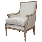 Кресло William Classical Armchair beige flax варинант исполнения - 3 | Loft Concept в Уфе