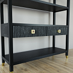 Стеллаж с двумя ящиками Elsa Dreams Black варинант исполнения - 2 | Loft Concept в Уфе