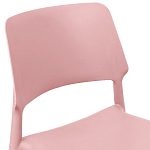 Пластиковый стул на ножках из массива бука Ferret Pink варинант исполнения - 5 | Loft Concept в Уфе