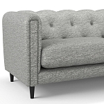 Мебельная ткань Шенилл серый цвет 138 см T4-34 варинант исполнения - 7 | Loft Concept в Уфе