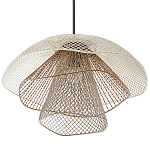 Подвесной светильник Beige Gold Mesh Lampshade Hanging Lamp варинант исполнения - 3 | Loft Concept в Уфе