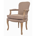 Кресло Aubrey Classical Armchair brown flax варинант исполнения - 3 | Loft Concept в Уфе
