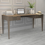 Рабочий стол коричневый с 2-мя ящиками Harper Line варинант исполнения - 2 | Loft Concept в Уфе