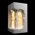 Встраиваемый в стену гипсовый светильник под покраску с колоннами и арками в античном стиле Antiquity Athena варинант исполнения - 5 | Loft Concept в Уфе
