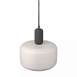 Подвесной светильник с круглым бежевым плафоном Quentin варинант исполнения - 3 | Loft Concept в Уфе