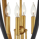 Подвесной светильник в форме фонаря чёрного цвета Black Lantern варинант исполнения - 2 | Loft Concept в Уфе