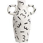 Декоративная ваза White Doodle Vase M варинант исполнения - 1 | Loft Concept в Уфе