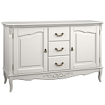 Буфет белый из массива бука с 3-мя ящиками и 2-мя дверцами White Provence варинант исполнения - 1 | Loft Concept в Уфе