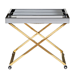 Стол сервировочный с зеркальной столешницей Splendid Serving Table варинант исполнения - 1 | Loft Concept в Уфе