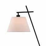 Торшер с черным наклонным корпусом и конусовидным абажуром Black Tripod варинант исполнения - 1 | Loft Concept в Уфе