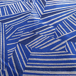 Мебельная ткань Жаккард синий принт 140 см T2-132 варинант исполнения - 1 | Loft Concept в Уфе