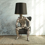 Лампа MALE MANNEQUIN LAMP с абажуром варинант исполнения - 3 | Loft Concept в Уфе