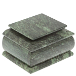 Шкатулка с зеркалом из натурального камня змеевик Stone Casket варинант исполнения - 2 | Loft Concept в Уфе