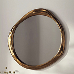 Зеркало в ассиметричной золотой раме Mirror of Aragorn варинант исполнения - 1 | Loft Concept в Уфе