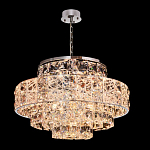 Люстра хрустальная в неоклассическом стиле на серебристом каркасе Majesty варинант исполнения - 1 | Loft Concept в Уфе