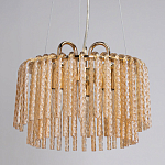 Люстра с подвесными рифлеными стеклянными трубками Nembus варинант исполнения - 4 | Loft Concept в Уфе