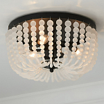 Потолочный светильник круглый с стеклянными бусинами Uniformity варинант исполнения - 2 | Loft Concept в Уфе