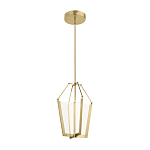 Подвесной светильник золотого цвета в форме фонаря Kichler варинант исполнения - 1 | Loft Concept в Уфе