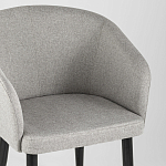 Мягкое кресло на металлических ножках Shaggy Grey варинант исполнения - 6 | Loft Concept в Уфе