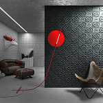 Гипсовая 3D Панель M-37 варинант исполнения - 2 | Loft Concept в Уфе