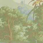 Обои ручная роспись Le Brésil Pastel варинант исполнения - 2 | Loft Concept в Уфе