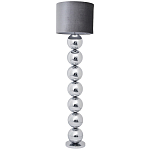 Торшер с основанием в виде металлических сфер Balance Floor Lamp Chrome варинант исполнения - 1 | Loft Concept в Уфе