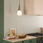 Подвесной светильник каплевидной формы с комбинированным плафоном из стали и белого матового стекла Kichler варинант исполнения - 15 | Loft Concept в Уфе