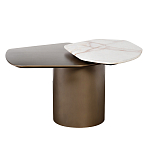 Столик журнальный Promontory с мрамором варинант исполнения - 1 | Loft Concept в Уфе