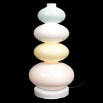 Настольная лампа из стеклянных сфер в пастельных тонах Высота 40 см Pastel Lunaria варинант исполнения - 1 | Loft Concept в Уфе