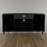 Комод-буфет Elsa Dreams Black с открытыми полками   варинант исполнения - 3 | Loft Concept в Уфе