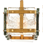 Люстра прямоугольная из толстого литого стекла Cast Glass варинант исполнения - 4 | Loft Concept в Уфе