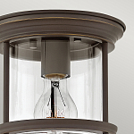 Потолочный светильник для ванных комнат со стеклянным плафоном и одной лампой Hinkley варинант исполнения - 10 | Loft Concept в Уфе