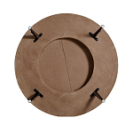 Журнальный столик с круглой фактурной столешницей из натурального дерева Vortex варинант исполнения - 3 | Loft Concept в Уфе