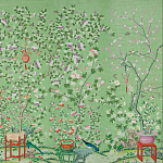 Обои ручная роспись Belvoir Pistachio варинант исполнения - 2 | Loft Concept в Уфе