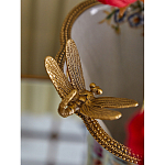 Ваза со стрекозой из фарфора с бронзовыми элементами Paradise Dragonfly варинант исполнения - 6 | Loft Concept в Уфе