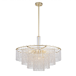 Люстра многоярусная с каскадами кристаллов Crystal Rains варинант исполнения - 3 | Loft Concept в Уфе