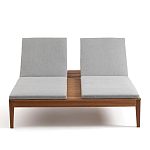 Шезлонг двухместный из эвкалипта Sunset варинант исполнения - 3 | Loft Concept в Уфе